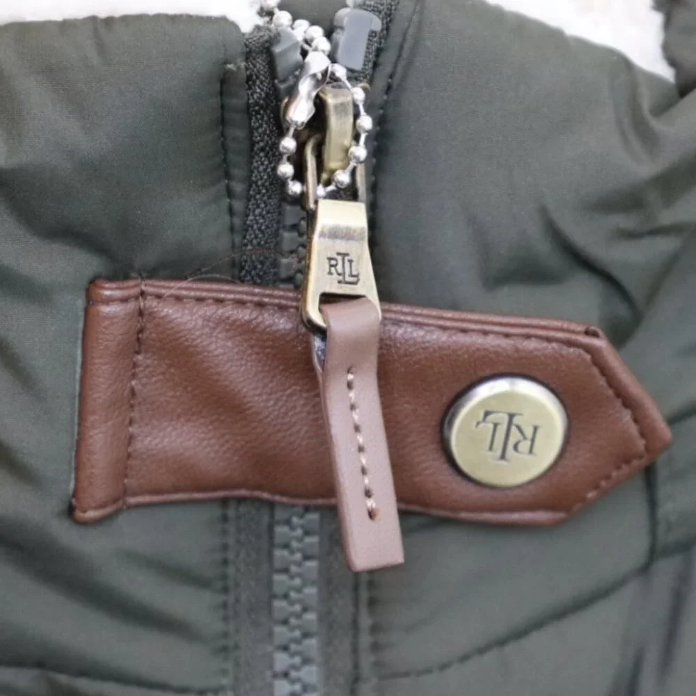 Lauren Ralph Lauren Padded Down Jacket, Litchfield Loden - Picture 2 of 11